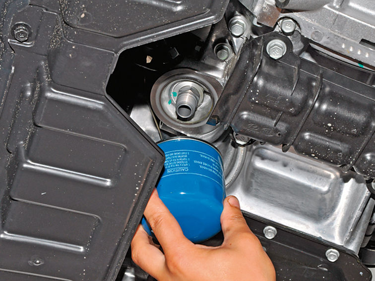 Замена масляного фильтра